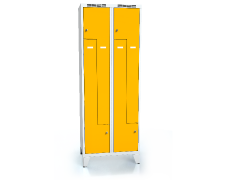 Cloakroom locker Z-shaped doors ALSIN with feet 1920 x 700 x 500